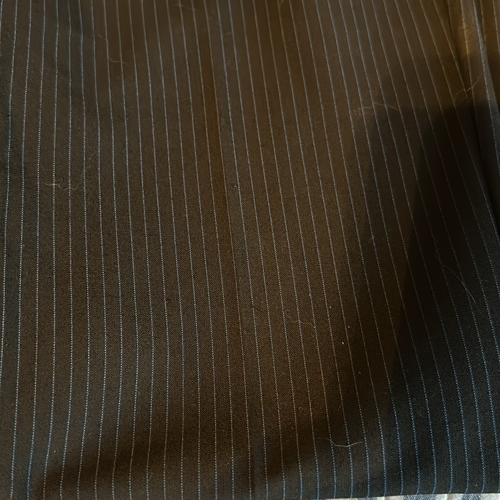 Express dress pants Editor style black with blue pinstripes - Picture 6 of 6